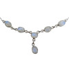 6 Stone Moonstone 18‚Ä≥ Long Classic Necklace