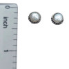 Pearl Sterling Silver Stud Earrings