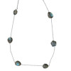 Faceted Labradorite Sterling Silver Necklace