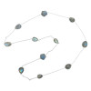 Faceted Labradorite Sterling Silver Necklace
