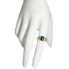 Malachite Sterling Silver Ring (R-ML-4810-R)