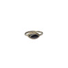 Black Onyx Stone Sterling Silver Ring (R-BO-2542)