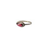 Garnet Stone Sterling Silver Ring (R-GR-2542)