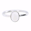 Moonstone Sterling Silver Ring (R-MS-4847-R)