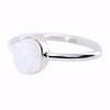 Moonstone Sterling Silver Ring (R-MS-4847-R)