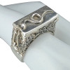 Sterling Silver Snake Design Poison Ring