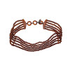 Faceted Cognac Amber Choker Necklace 13-14"