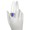 Lapis Sterling Silver Ring (R-LP-6489)