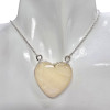 Moonstone Sterling Silver Heart Necklace
