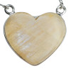 Moonstone Sterling Silver Heart Necklace