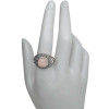 Rose Quartz Sterling Silver Ring (R-RQ-5194)