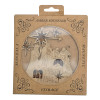 Christmas Ornament, Amber Nativity Scene Suncatcher/Magnet