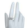 Star Sterling Silver Adjustable Ring
