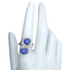 Lapis Sterling Silver Adjustable Ring