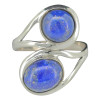 Lapis Sterling Silver Adjustable Ring