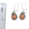 Cognac Amber Hedgehog Earrings