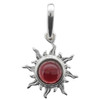 Sun Cherry Amber Sterling Silver Pendant