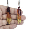 Baltic Amber Sterling Silver Chandelier Earrings
