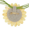 Butterscotch Amber Flower Pin / Necklace