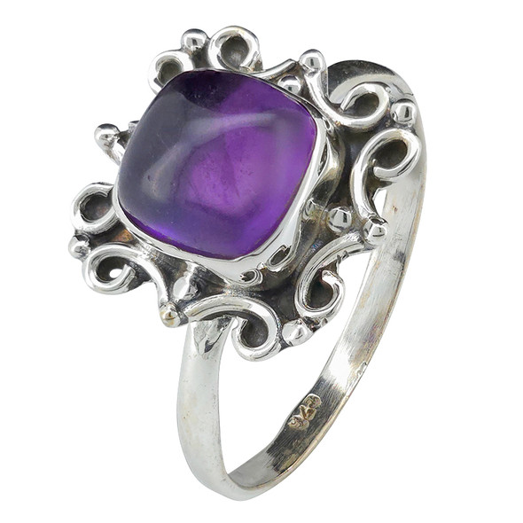 Amethyst Sterling Silver Ring