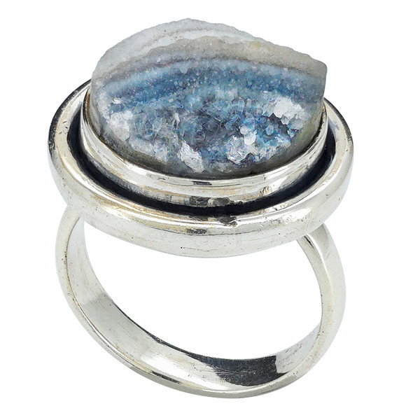 Agate Sterling Silver Ring