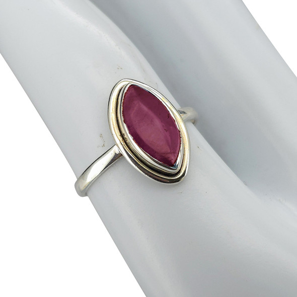 Garnet Sterling Silver Ring