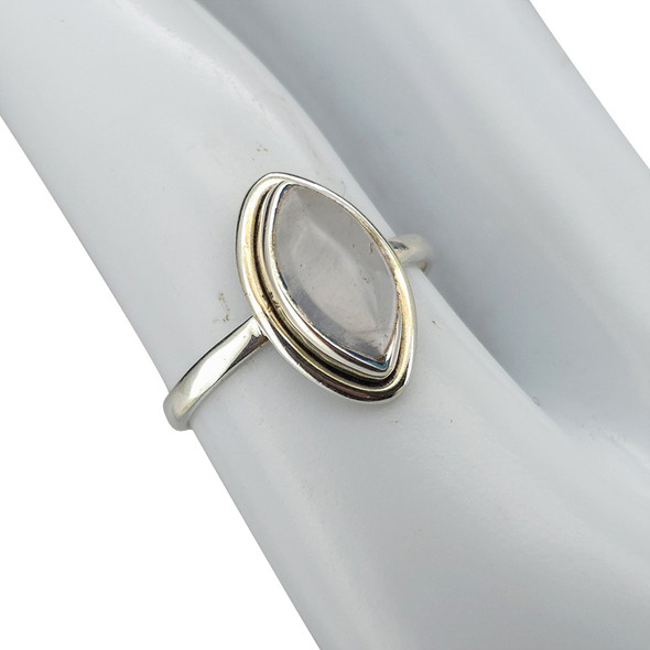 Rose Quartz Sterling Silver Ring