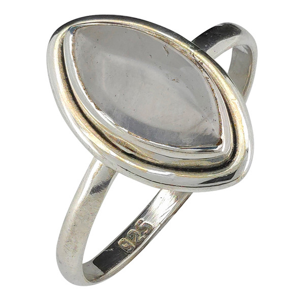 Rose Quartz Sterling Silver Ring