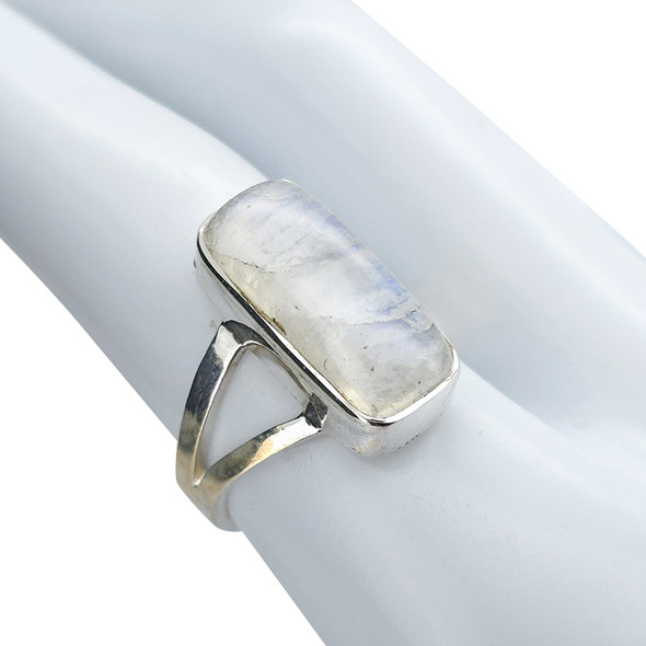Moonstone Sterling Silver Handmade Ring