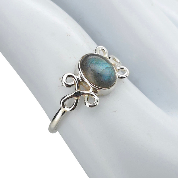 Labradorite Sterling Silver Ring