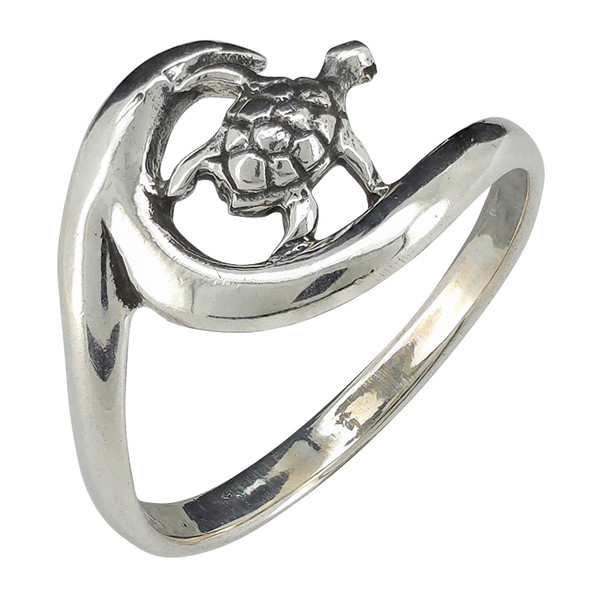 Sterling Silver Turtle Ring