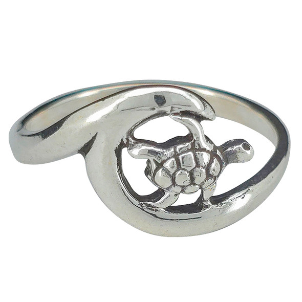 Sterling Silver Turtle Ring