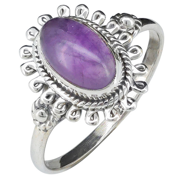Amethyst Sterling Silver Ring