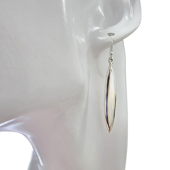 Pearl Sterling Silver Dangle Earrings