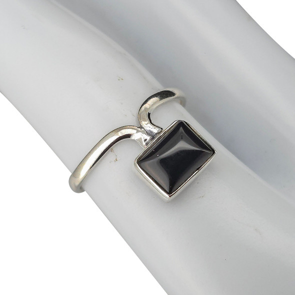 Black Onyx Sterling Silver Ring
