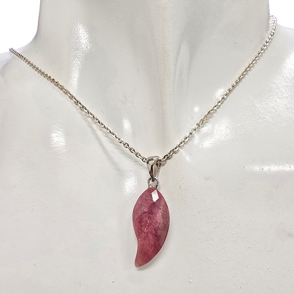 Faceted Tourmaline Sterling Silver Pendant