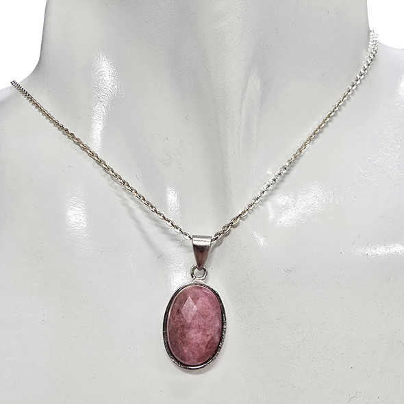 Faceted Tourmaline Sterling Silver Pendant