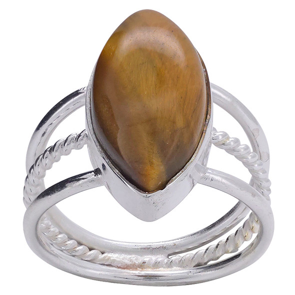 Tiger Eye Sterling Silver Ring