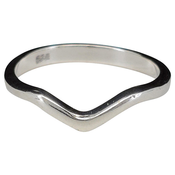 Sterling Silver Chevron Ring
