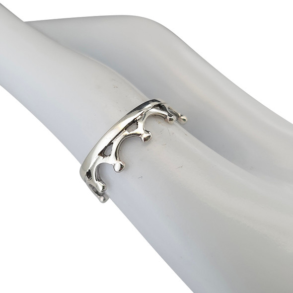 Crown Sterling Silver Ring