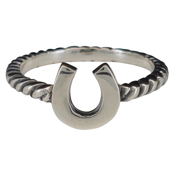 Horseshoe Sterling Silver Ring