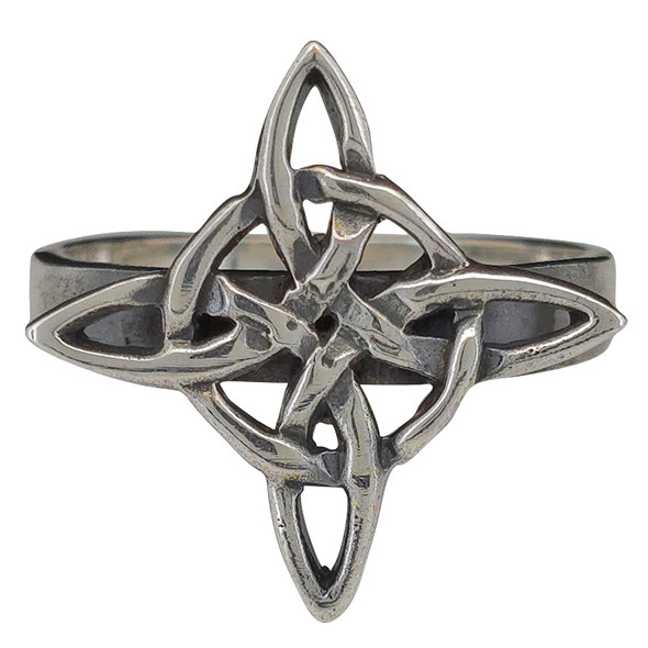 Celtic Quaternary Knot Sterling Silver Ring