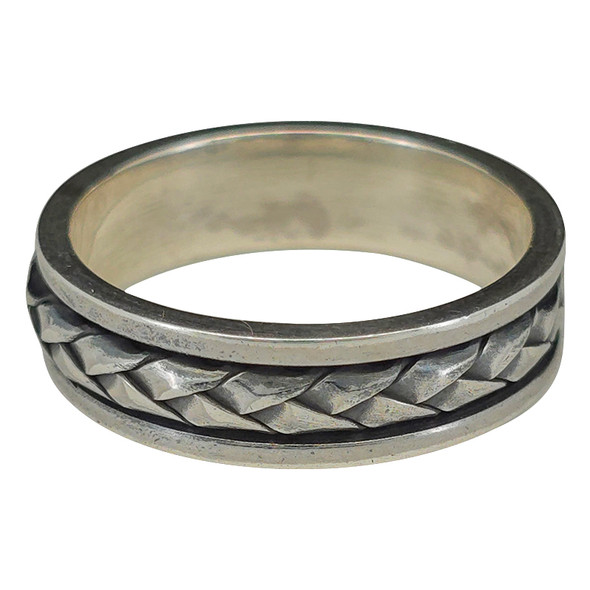 Braided Sterling Silver Ring