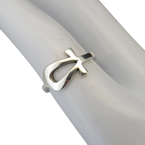 Ankh Sterling Silver Ring