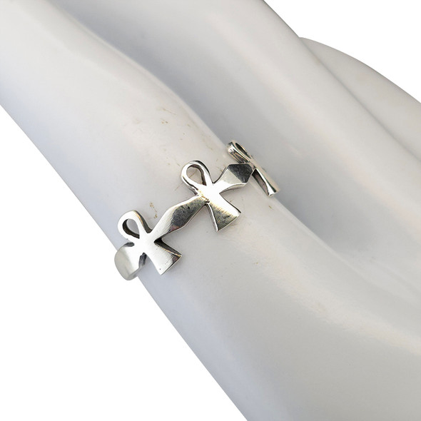 Ankh Sterling Silver Ring