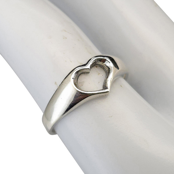 Heart Sterling Silver Ring