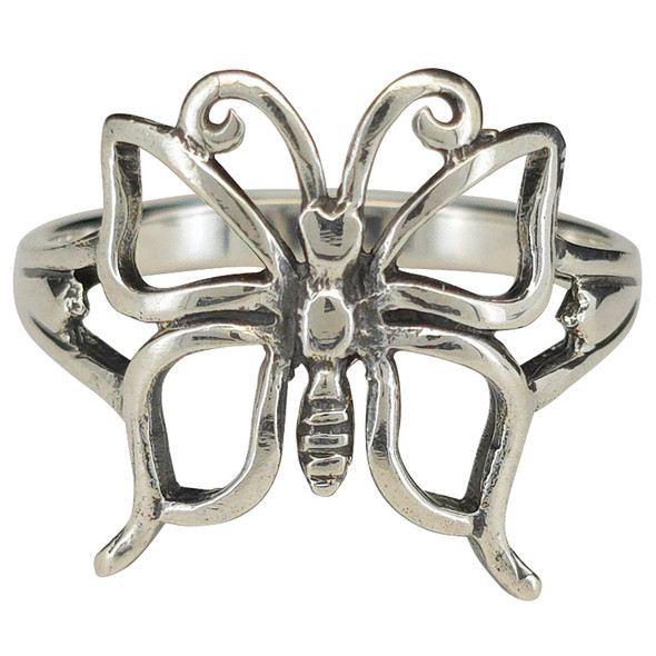 Butterfly Sterling Silver Ring