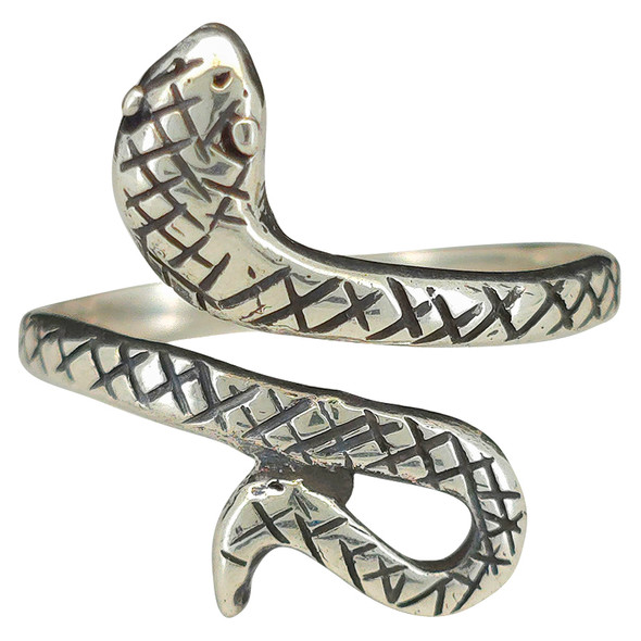 Snake Sterling Silver Ring