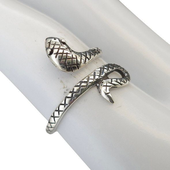 Snake Sterling Silver Ring
