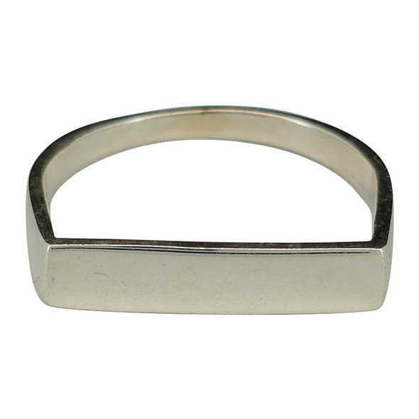 Sterling silver signet ring